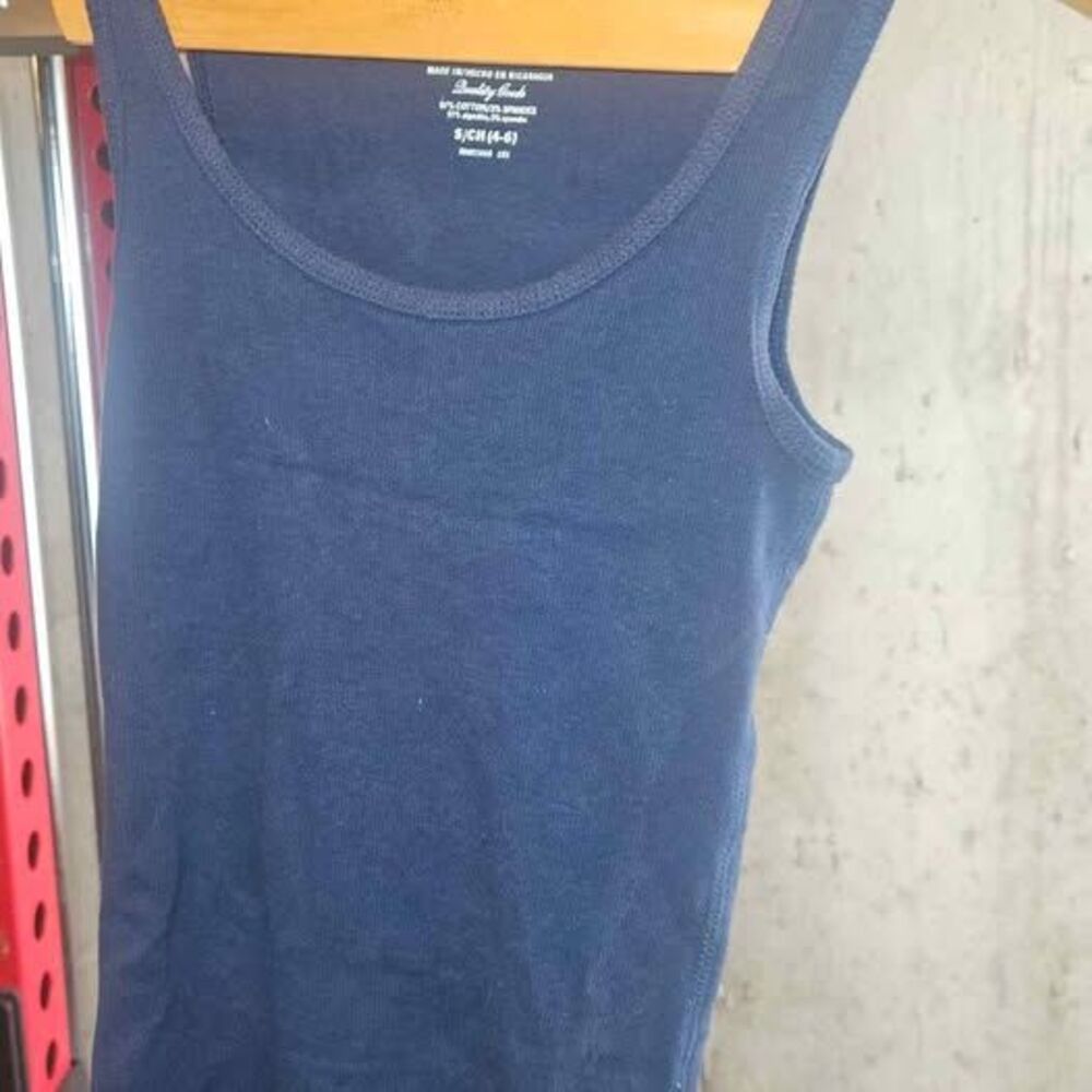 Faded Glory Child's Navy Blue Tank Top. Size 4/6
